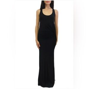 Young Fabulous & Broke Nono Black Racerback Draped Maxi Dress Size Small